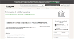Desktop Screenshot of mutua-madrilena.iahorro.com