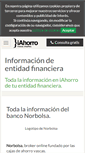 Mobile Screenshot of norbolsa.iahorro.com