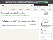 Tablet Screenshot of norbolsa.iahorro.com