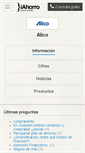 Mobile Screenshot of alico.iahorro.com