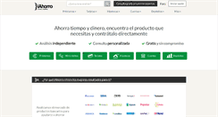 Desktop Screenshot of caja-cantabria.iahorro.com