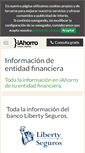 Mobile Screenshot of liberty-seguros.iahorro.com