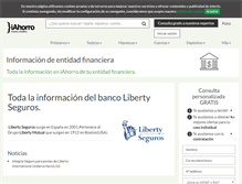Tablet Screenshot of liberty-seguros.iahorro.com
