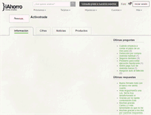 Tablet Screenshot of activotrade.iahorro.com