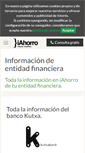 Mobile Screenshot of kutxa.iahorro.com